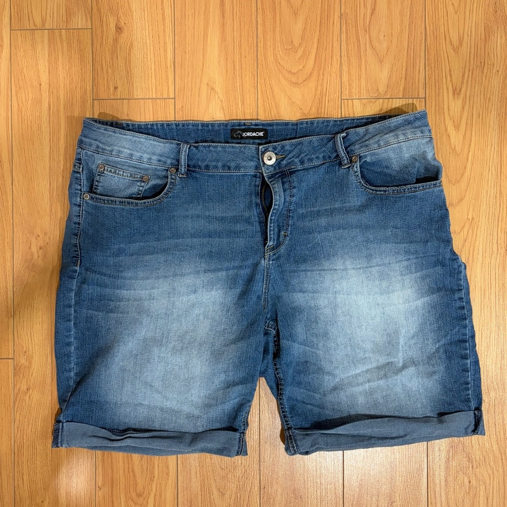 Jordache Plus Size Denim Jean Shorts